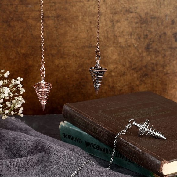 Professional Grade Metal Dowsing Pendulum Divination Dower Reiki HealingPendulum - Picture 2 of 15